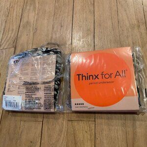 Thinx Super Cotton Bikini Period Underwear New Sz. M (2) Pairs Wildcat